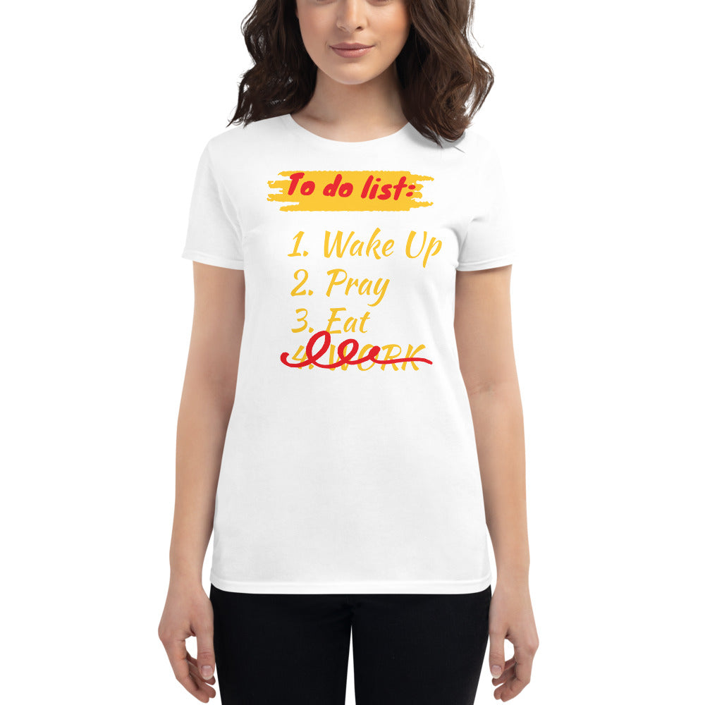 Women's to do list