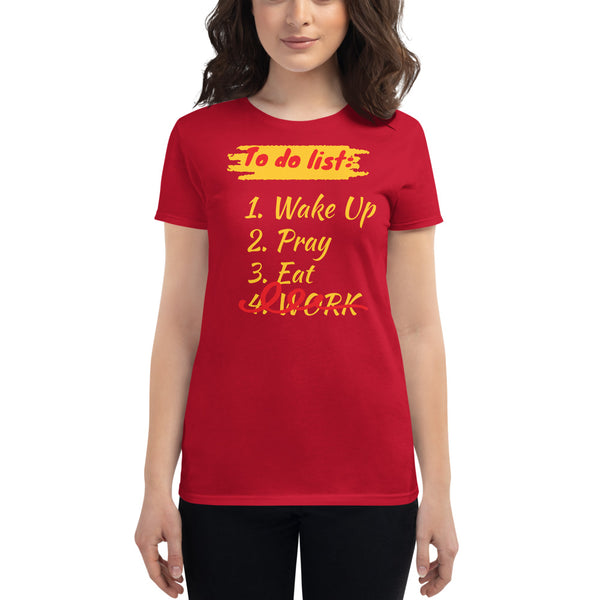 Women's to do list
