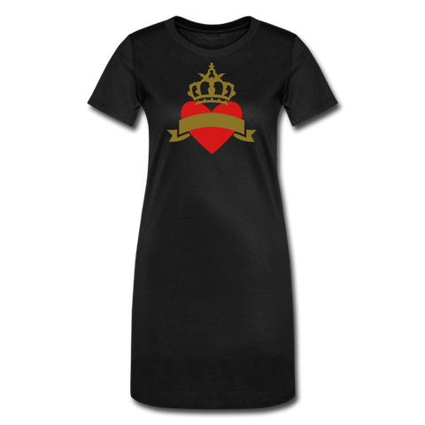 Women's T-Shirt Dress - black