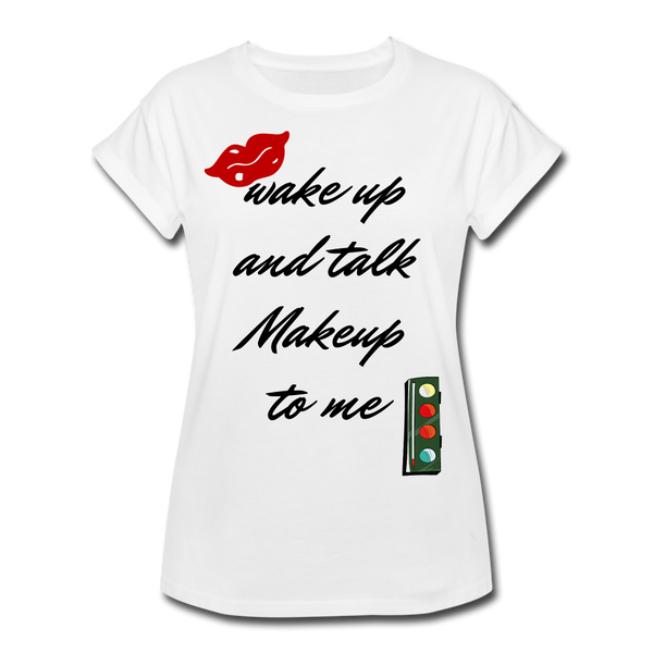 Women's T-Shirt wake up - white