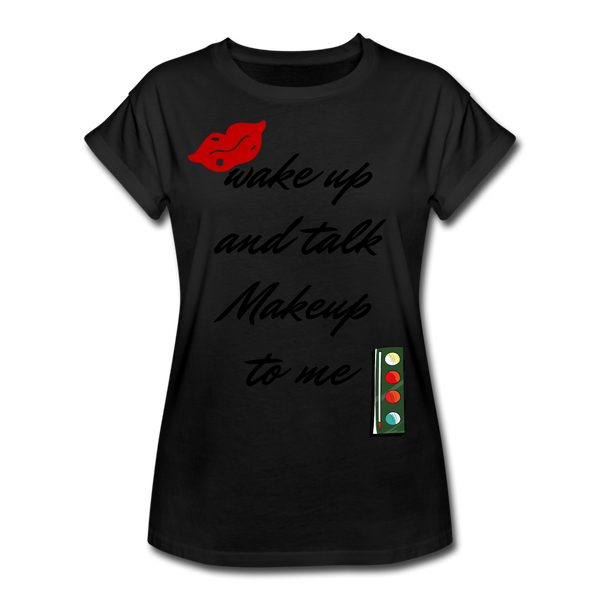 Women's T-Shirt wake up - black