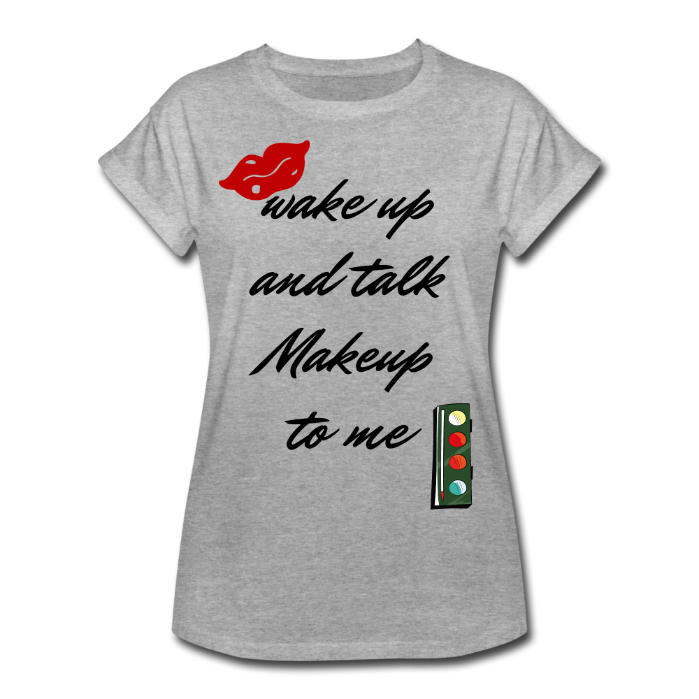 Women's T-Shirt wake up - heather gray