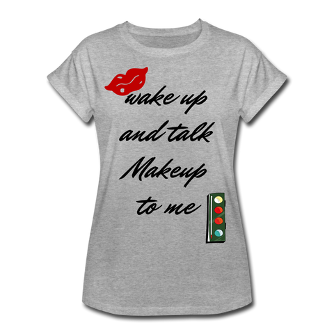 Women's T-Shirt wake up - heather gray